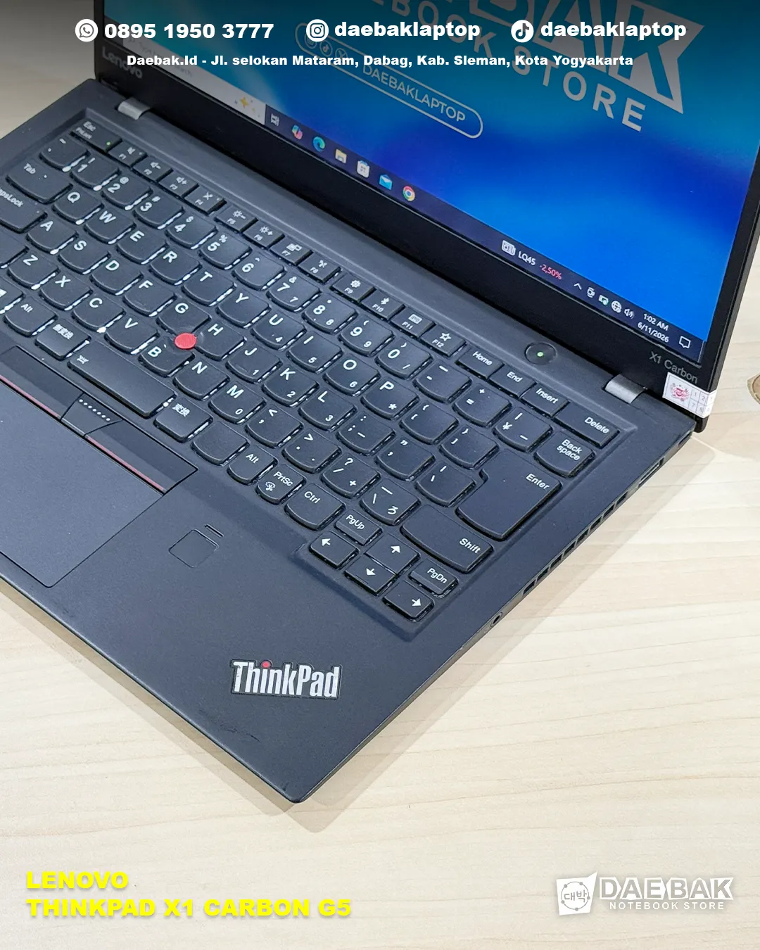Thumbnail 3 Lenovo Thinkpad X1 Carbon G5